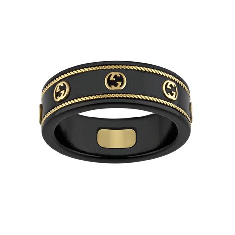 Gucci Interlocking 18k ring in 18k yellow gold 